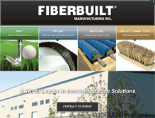 Tablet Screenshot of fiberbuilt.com